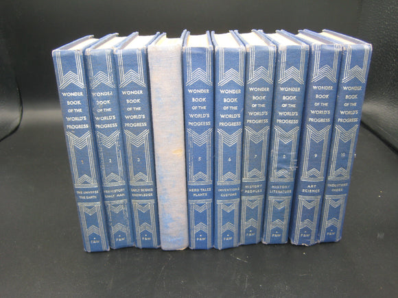 Wonder Book of the World's Progress, Complete 10-Volume Set (Used Hardcovers) - Henry Smith Williams