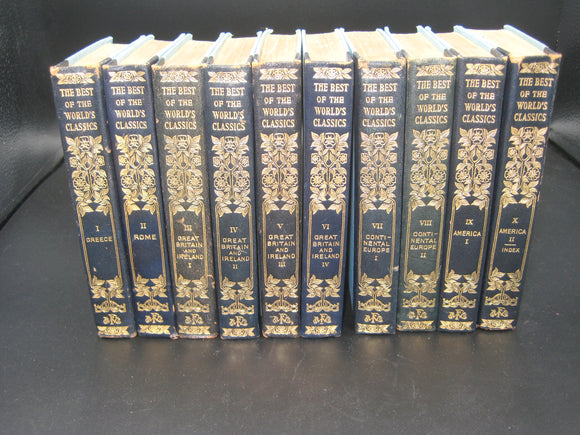 The Best of the World's Classics, 10-Volume Full Set (Used Hardcovers) - Henry Cabot Lodge (Editor) in Chief