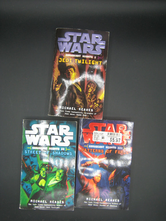Star Wars Coruscant Knights Trilogy 3-Book Bundle (Used Mass Market Paperbacks) - Michael Reaves
