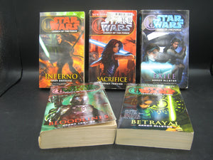 Star Wars: The Legacy of the Force, 5-Book Bundle (Used Mass Market Paperbacks) - Various Authors