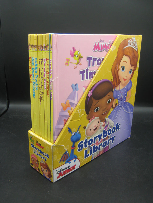Disney Junior Storybook Library, 8-Book Boxed Set (Used Hardcovers) - Various Authors