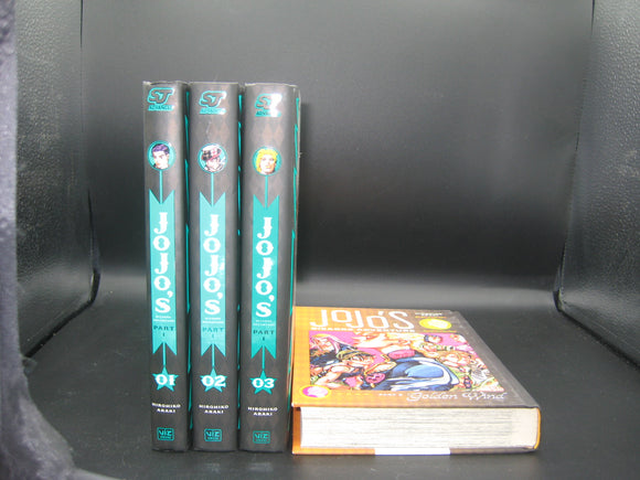 JoJo's Bizarre Adventure 4-Book Bundle (Used Hardcovers) - Hirohiko Araki