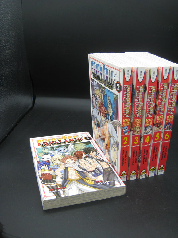 Fairy Tail: 100 Years Quest, Vols. 1-6 (Used Paperbacks) - Atsuo Ueda (Illustrator), Hiro Mashima
