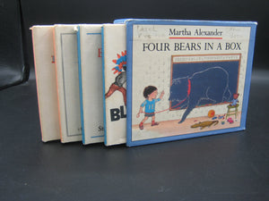 Four Bears in a Box: 4-Book Boxed Set (Used Hardcovers) - Martha Alexander
