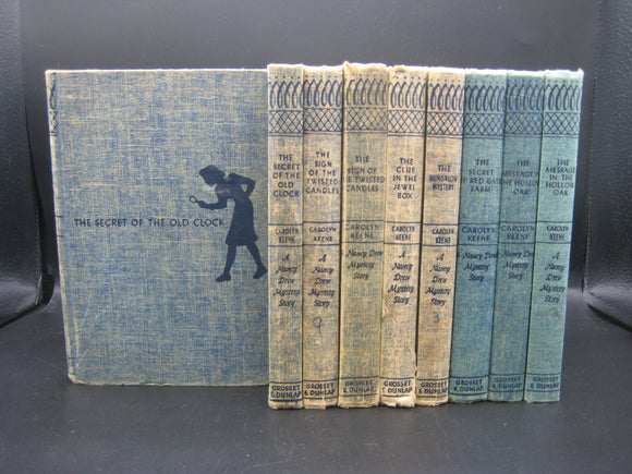 Vintage Nancy Drew 9-Book Bundle (Used Hardcovers) - Carolyn Keene
