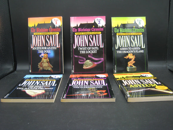 The Blackstone Chronicles 6-Book Full Set (Used First Edition Mass Market Paperbacks) - John Saul