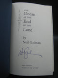 The Ocean at the End of the Lane (Used Signed 1st Edition Hardcover) - Neil Gaiman