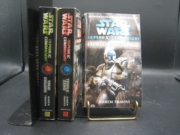 Star Wars Republic Commando 3-Book Bundle (Used Mass Market Paperbacks) - Karen Traviss