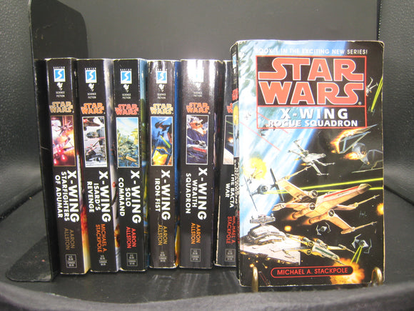 Star Wars X-Wing 9-Book Bundle (Used Mass Market Paperbacks) - Michael A. Stackpole, Aaron Allston