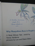 Why Mosquitoes Buzz in People's Ears (Used Signed Hardcover) - Verna Aardema, Leo Dillon (Illustrator), Diane Dillon (Illustrator)