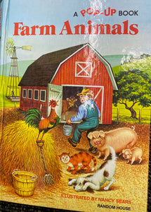 Farm Animals, A Pop-Up Book (Used Hardcover) - Illustrated by Nancy Sears