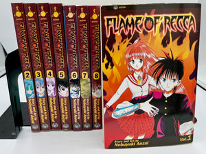 Flame of Recca #1-15 Bundle - Nobuyuki Anzai (English Manga, Lot of 15 Paperbacks)