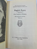 Harvard Classics: English Poetry 3, Tennyson to Whitman (1963, Vintage Leatherette Hardcover)