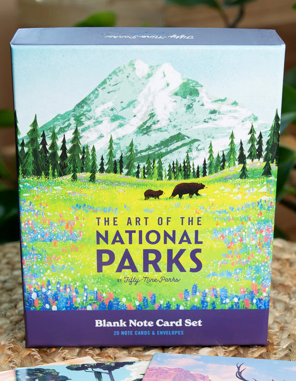 The Art of National Parks Blank Note Card Set (New)