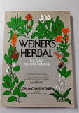 Weiner's Herbal: The Guide to Herb Medicine (Used Paperback) - Michael A. Weiner (1980)