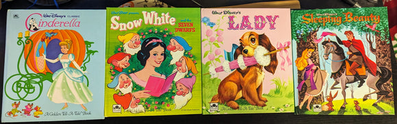 Set of 4 Walt Disney Books (Used Hardcovers)