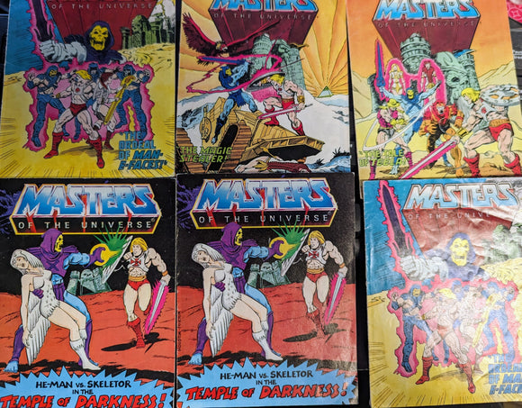 Set of 6 Masters of the Universe Bundle (Used Paperbacks)