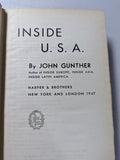 Inside U.S.A. (Used Hardcover) - John Gunther (1947)