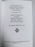 Descriptive and Physiological Anatomy of the Brain (Used Hardcover) - Robert Bentley Todd (1987)