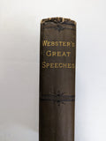 The Great Speeches and Orations of Daniel Webster (Used Hardcover) - Edwin P. Whipple (1879)