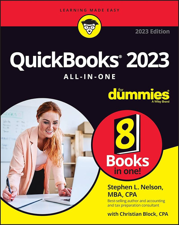 QuickBooks 2023 All-In-One for Dummies (Used Paperback) - Stephen L. Nelson, MBA, CPA