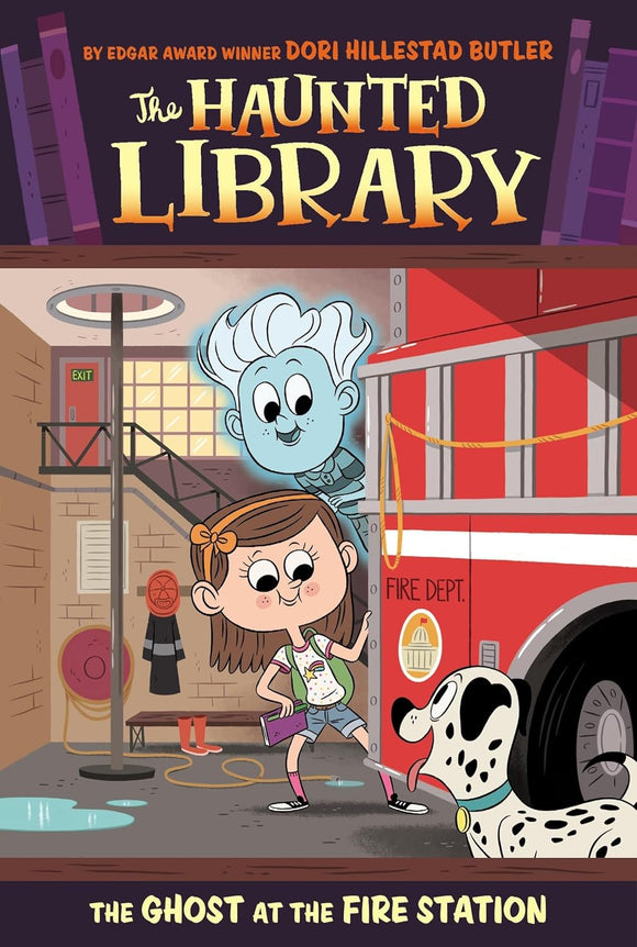 The Haunted Library the Ghost at the Fire Station (Used Paperback) - Dori Hillestad Butler