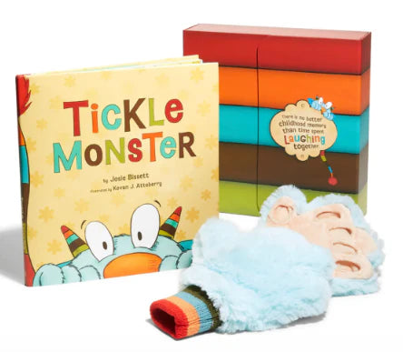 Tickle Monster Laughter Kit with Book and Tickle Mittens (Used Hardcover)