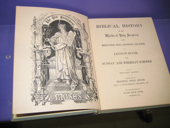 Biblical History 51st Edition (Used Hardcover) - Reading Bible House