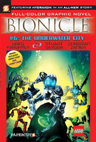 Bionicle 6: The Underwater City (Used Paperback) - Greg Farshtey, Stuart Sayger