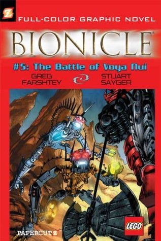 Bionicle, Vol. 5: The Battle of Voya Nui (Used Paperback) - Greg Farshtey, Stuart Sayger