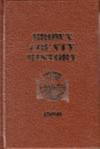 Brown County History 1980 (Used Hardcover) - Brown County Museum and Historical Society