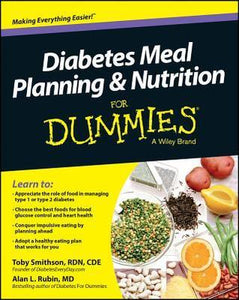 Diabetes Meal Planning and Nutrition For Dummies (Used Book) - Toby Smithson, RDN, CDE