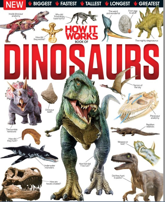 How It Works: Book of Dinosaurs (Used Paperback) - Jen Neal