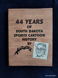 44 Years of South Dakota Sports Cartoon History (Used Paperback) - Vern Anthony
