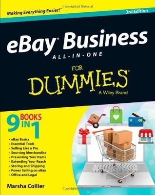 eBay Business All-in-One for Dummies 3rd Edition (Used Paperback, Signed) - Marsha Collier