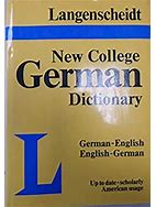 Langenscheidt's New College German Dictionary: German-English/English-German (Used Hardcover)