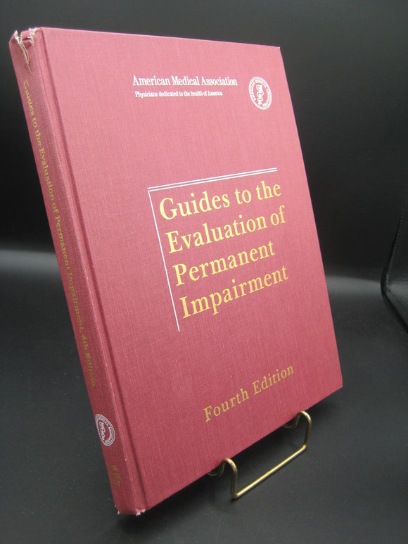 Guides to the Evaluation of Permanent Impairment, Fourth Edition (Used Hardcover) - American Medical Association