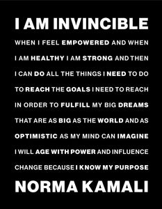 I Am Invincible (Used Paperback) - Norma Kamali