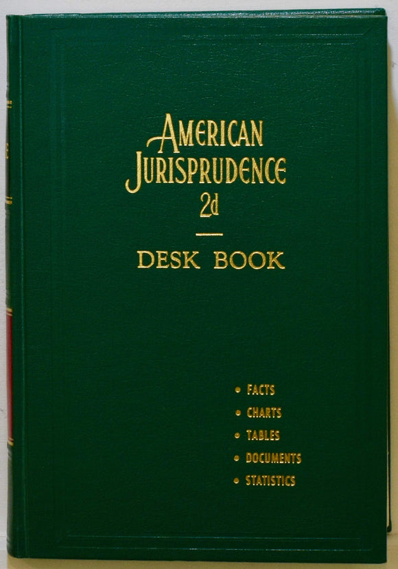 American Jurisprudence 2d Desk Book (Used Hardcover) - Theresa L. Kruk (Editor)