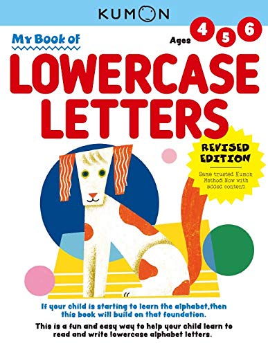 Kumon My Book of Lowercase Letters, Ages 4-6 (Used Paperback) - Kumon Publishing