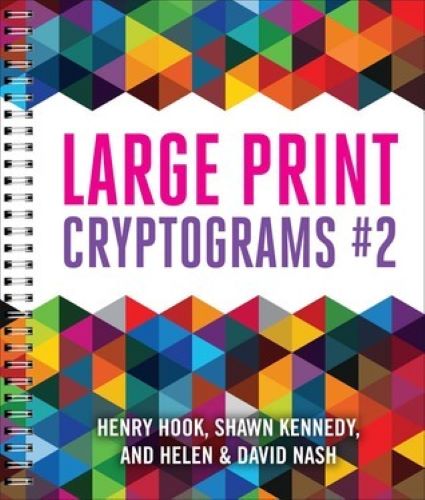 Large Print Cryptograms #2 (Used Paperback) - Helen Nash, David Nash, Shawn Kennedy, Henry Hook