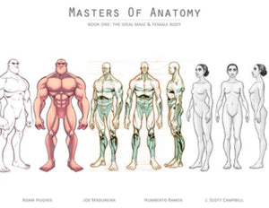 Masters of Anatomy (Used Paperback) - Adam Hughes ,  Joe Madureira ,  Humberto Ramos ,  J. Scott Campbell