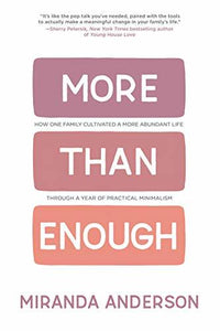 More Than Enough (Used Hardcover) - Miranda Anderson