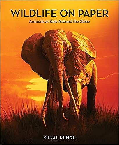 Wildlife on Paper: Animals at Risk Around the Globe (Used Hardcover) - Kunal Kundu