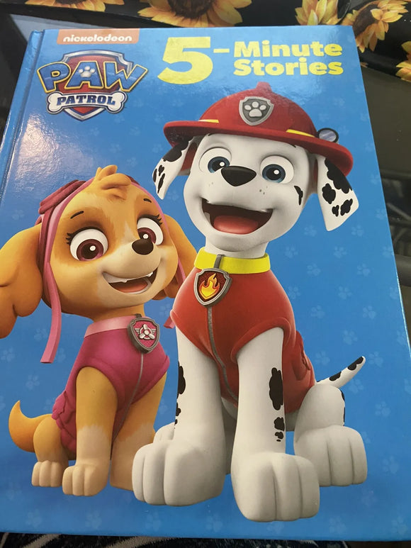 Paw Patrol 5-Minute Stories (Used Hardcover) - Nickelodeon