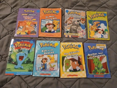 Pokemon Chapter Books Bundle of 7 -Tracey West