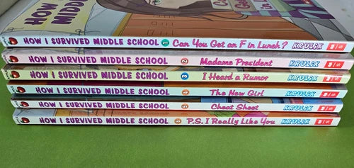 How I Survived Middle School Bundle of 6 (Used Paperbacks) - Nancy Krulik
