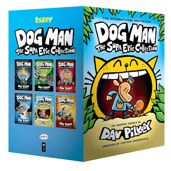 Dog Man the Supa Epic Collection (New in Box) - Dav Pilkey