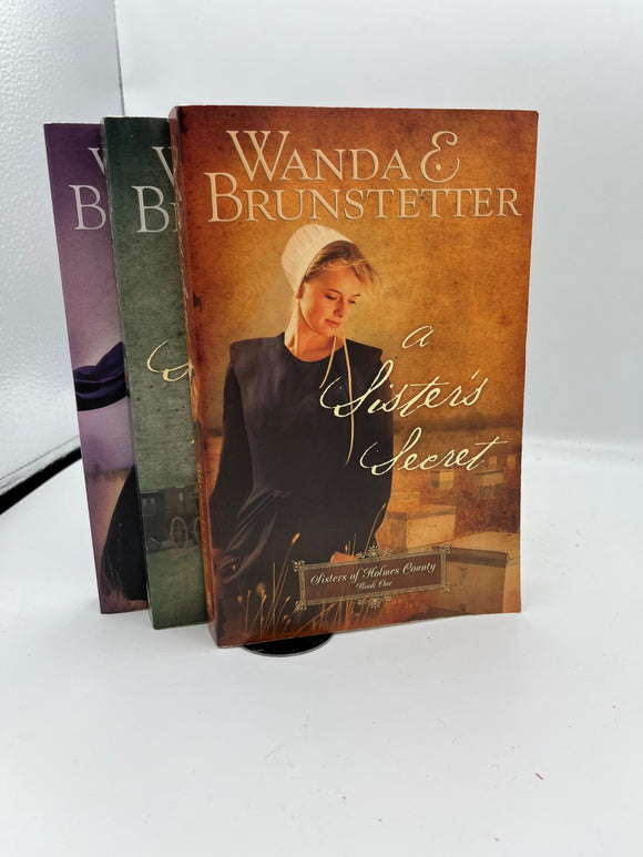 Sisters of Holmes County Trilogy Bundled Lot - Wanda E. Brunstetter (4 books)