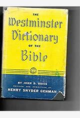 The Westminister Dictionary of the Bible (Used hardcover) - John D. Davis, Henry Gehman